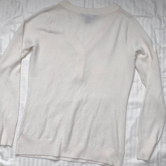 B.U.M Equipment White/Creme Sweater - Picture 2 of 4